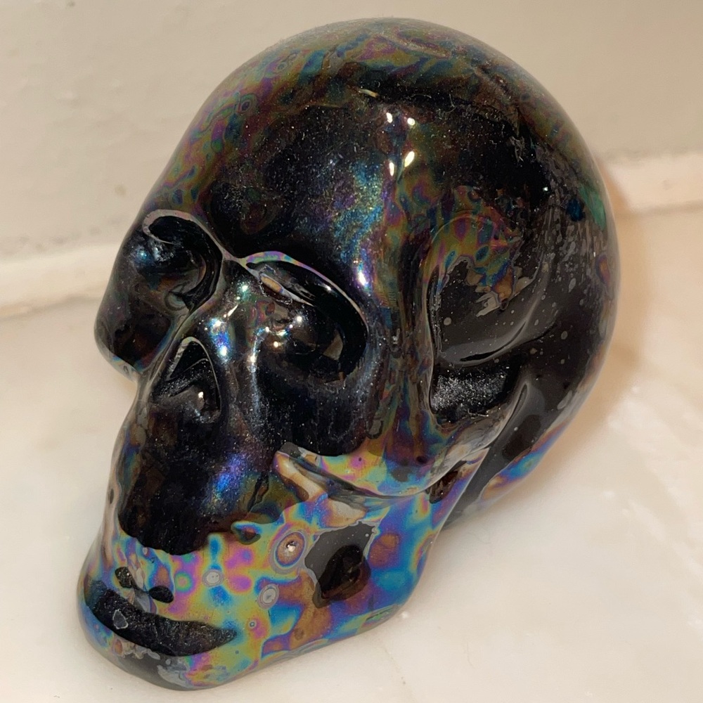 🚫SOLD🚫Iridescent Halloween Skull
